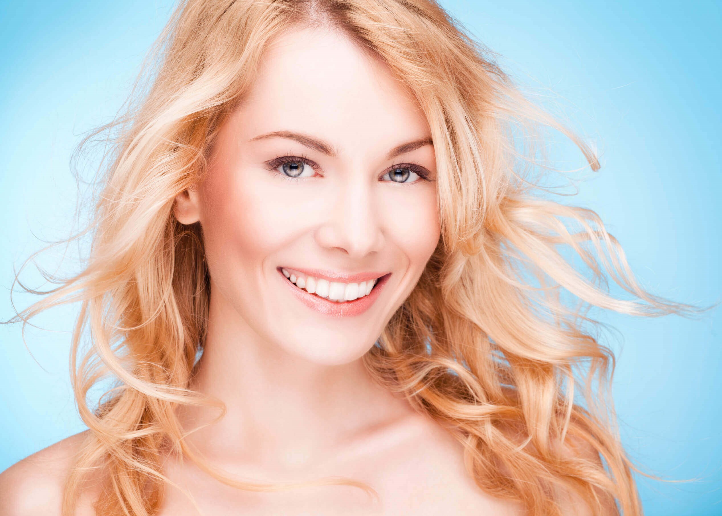 woman smiling